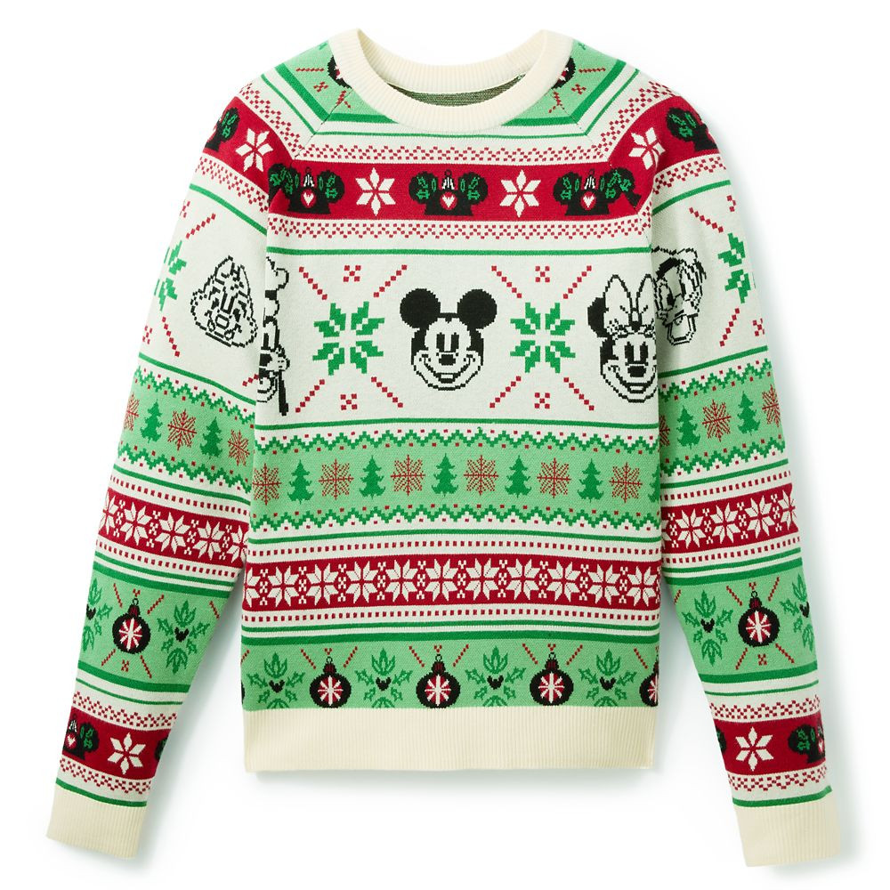 Mickey Mouse and Friends Holiday Sweater for Adults | Disney Store