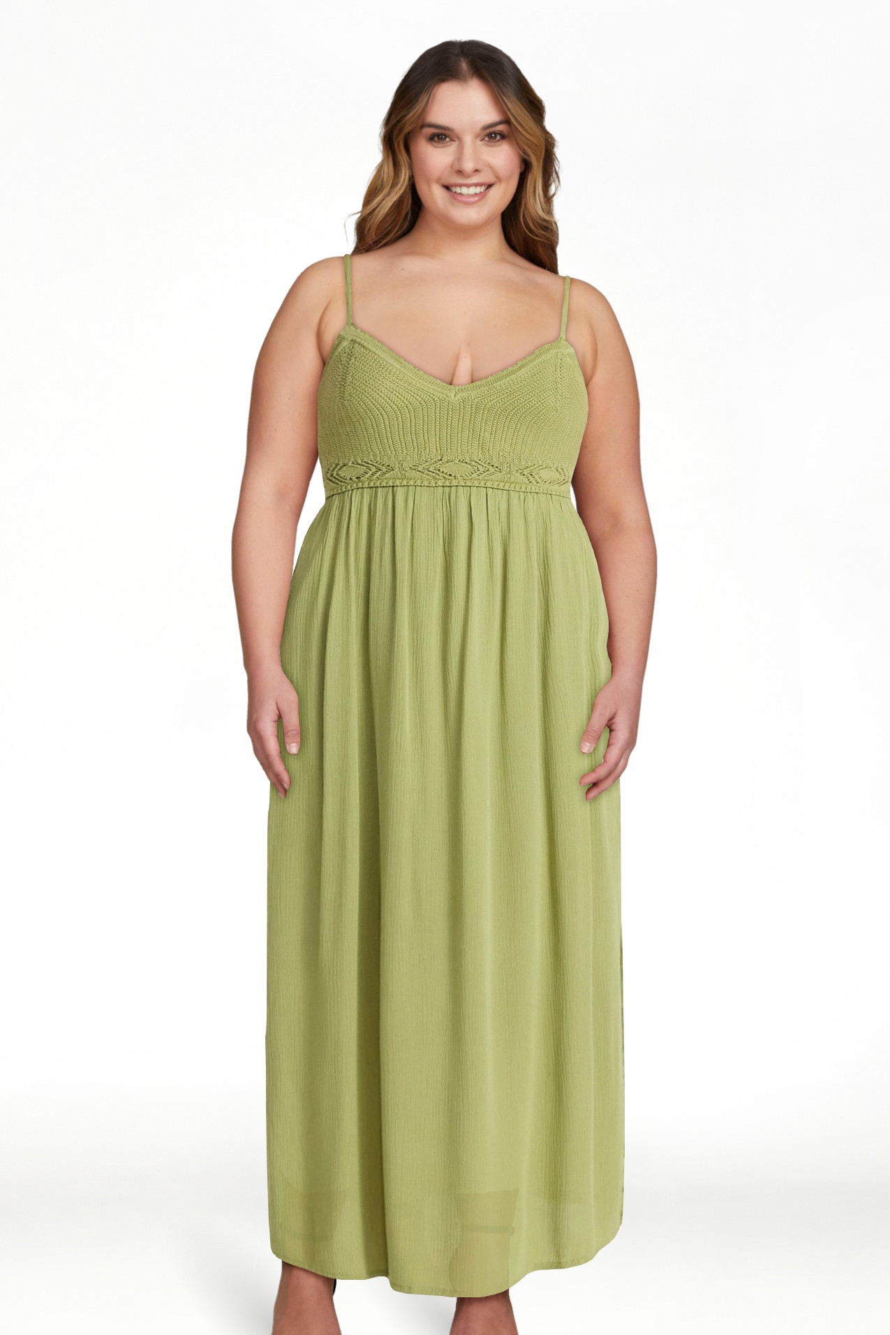 No Boundaries Mix Media Maxi Dress, Women's | Walmart (US)