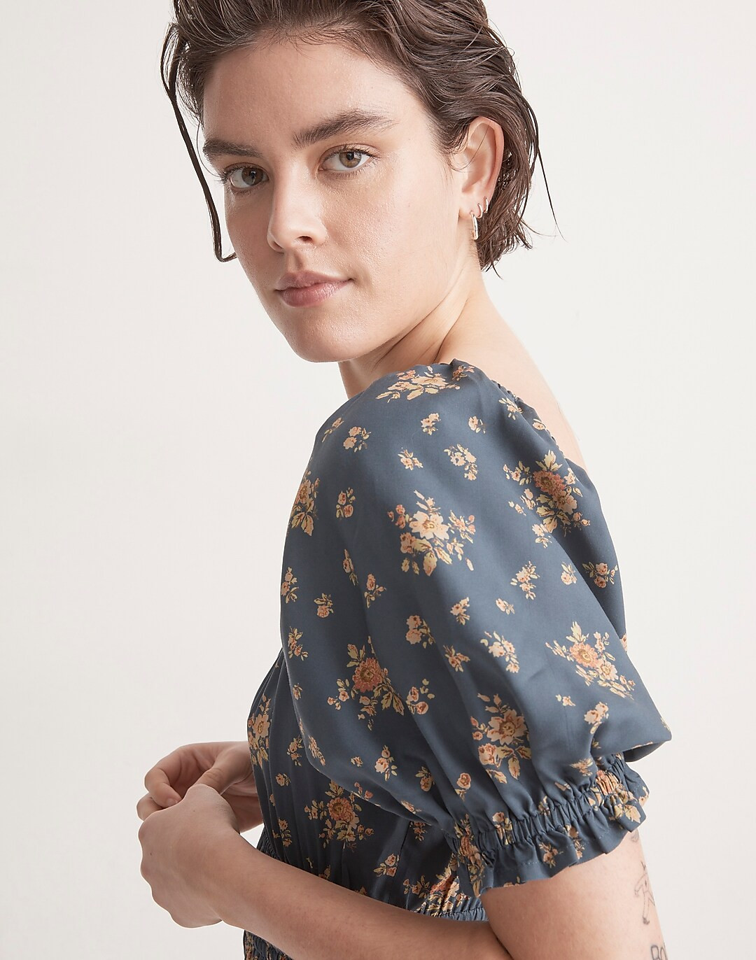 Sophia Sweetheart Jumpsuit in Freefall Blooms | Madewell
