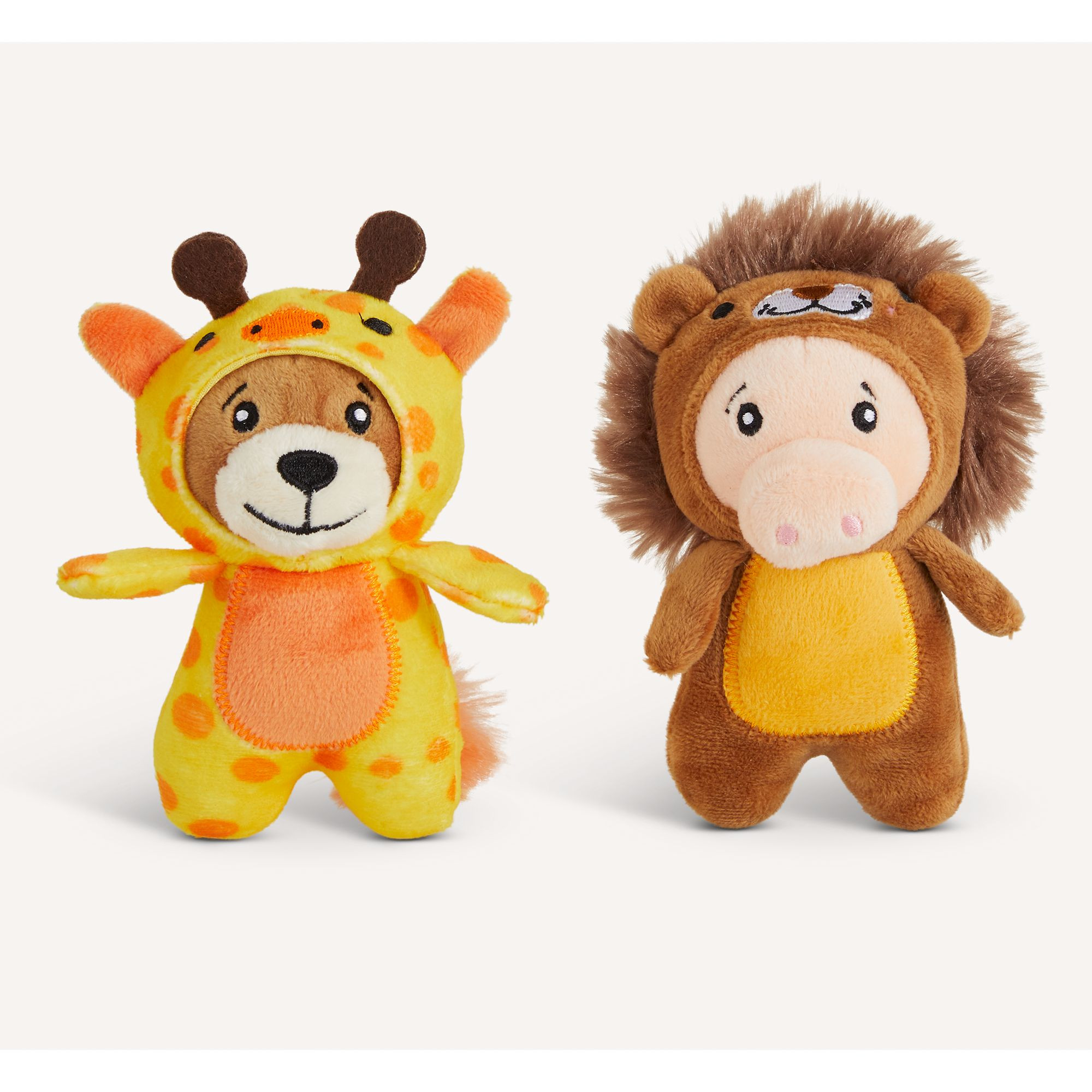 Joyhound® Crazy Comfy Plush Giraffe & Lion Dog Toy - 2 Pack, Squeaker | PetSmart