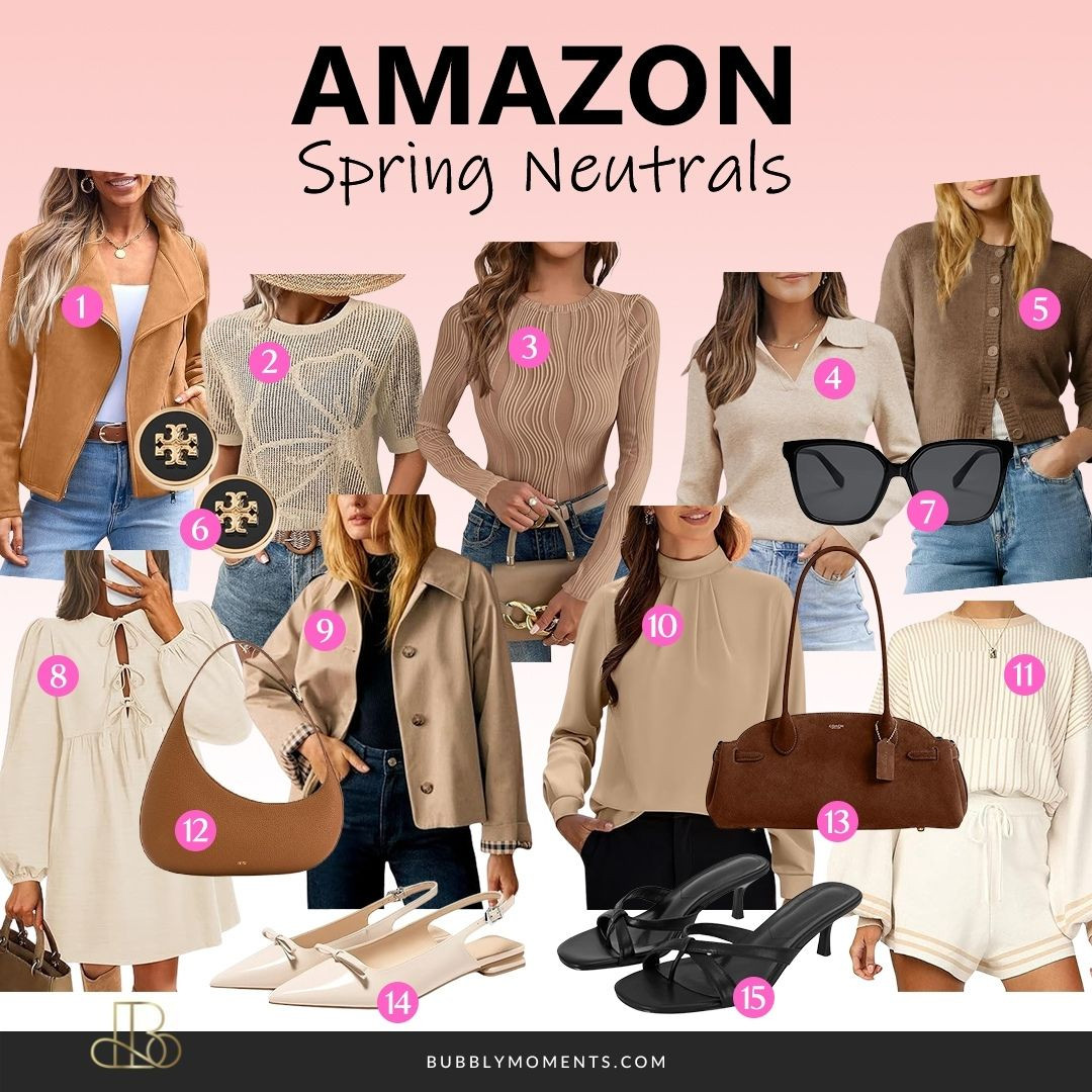 If you love soft, timeless tones, these Women’s Spring Neutral Outfits are perfect for you. Neutrals are easy to style, easy to layer, and always look polished without trying too hard. Think beige, cream, white, tan, and soft browns paired with relaxed denim, lightweight sweaters, flowy dresses, and simple tops you can mix and match all season. These outfits are perfect for brunch, errands, travel, work, or everyday wear.
All pieces are from Amazon and I’ve linked everything in one convenient place on the LTK so you can quickly browse, save your favorites, and shop with ease. Neutral outfits make getting dressed simple while still looking chic and put together. Follow along for more easy outfit ideas and seasonal finds.
#LTKFinds #LTKStyle #LTKootd #springoutfits #neutralstyle #neutraloutfits #womensfashion #springstyle #amazonfashion #amazonfinds #capsulewardrobe #minimalstyle #everydaystyle #outfitideas #springwardrobe #styleinspo #fashioninspo #momstyle #classicstyle 

 