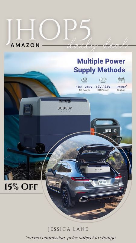 Amazon daily deal, save 15% on this portable car refrigerator/freezer. Road trip must have, travel must have, portable refrigerator, portable freezer, Amazon deal, Amazon find

#LTKSaleAlert #LTKTravel #LTKSeasonal