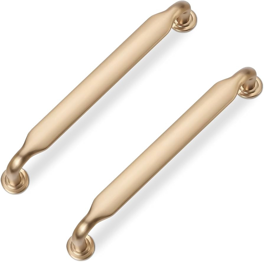 10 Pack 5 Inch Cabinet Pulls Champagne Bronze Kitchen Cabinet Handles Zinc Alloy Drawer Pulls Sol... | Amazon (US)