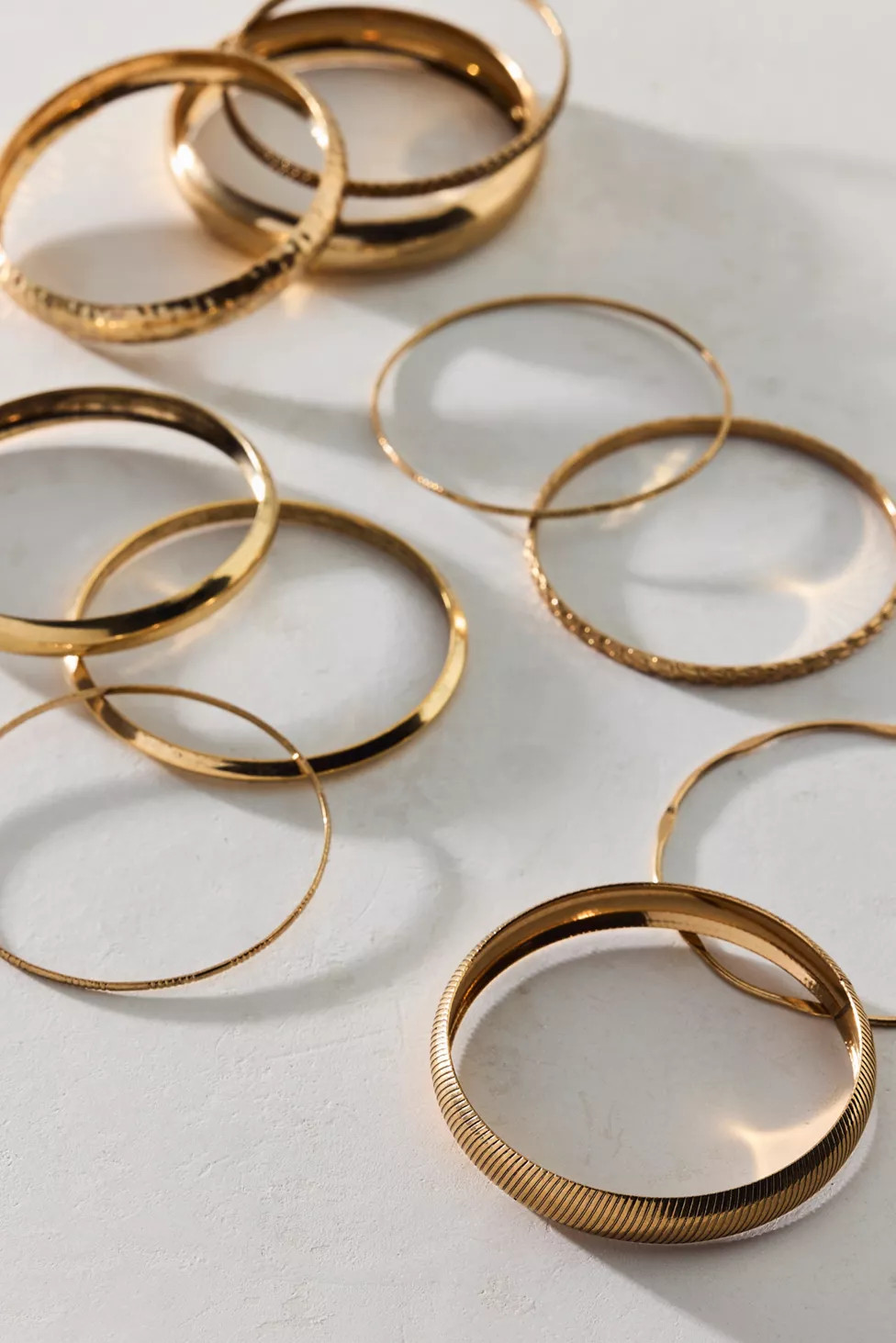 Lunar Layers Eclectic Bangle Bracelet Set | Urban Outfitters (US and RoW)