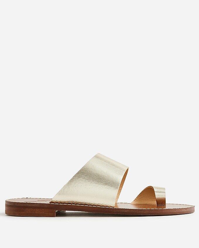 Marta made-in-Italy metallic leather sandals | J.Crew US