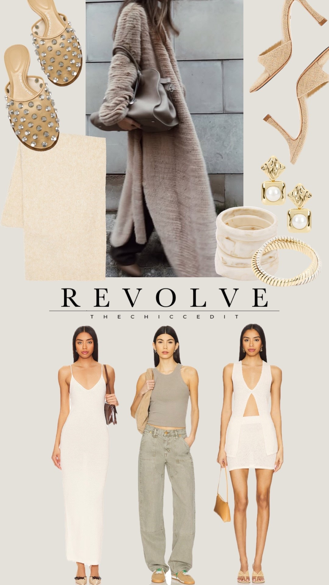 Revolve 🤍

#jeans #sandals #earrings #bracelet cardigan set jacket heels flats Amazon revolve 

#LTKWorkwear #LTKOver40 #LTKootd