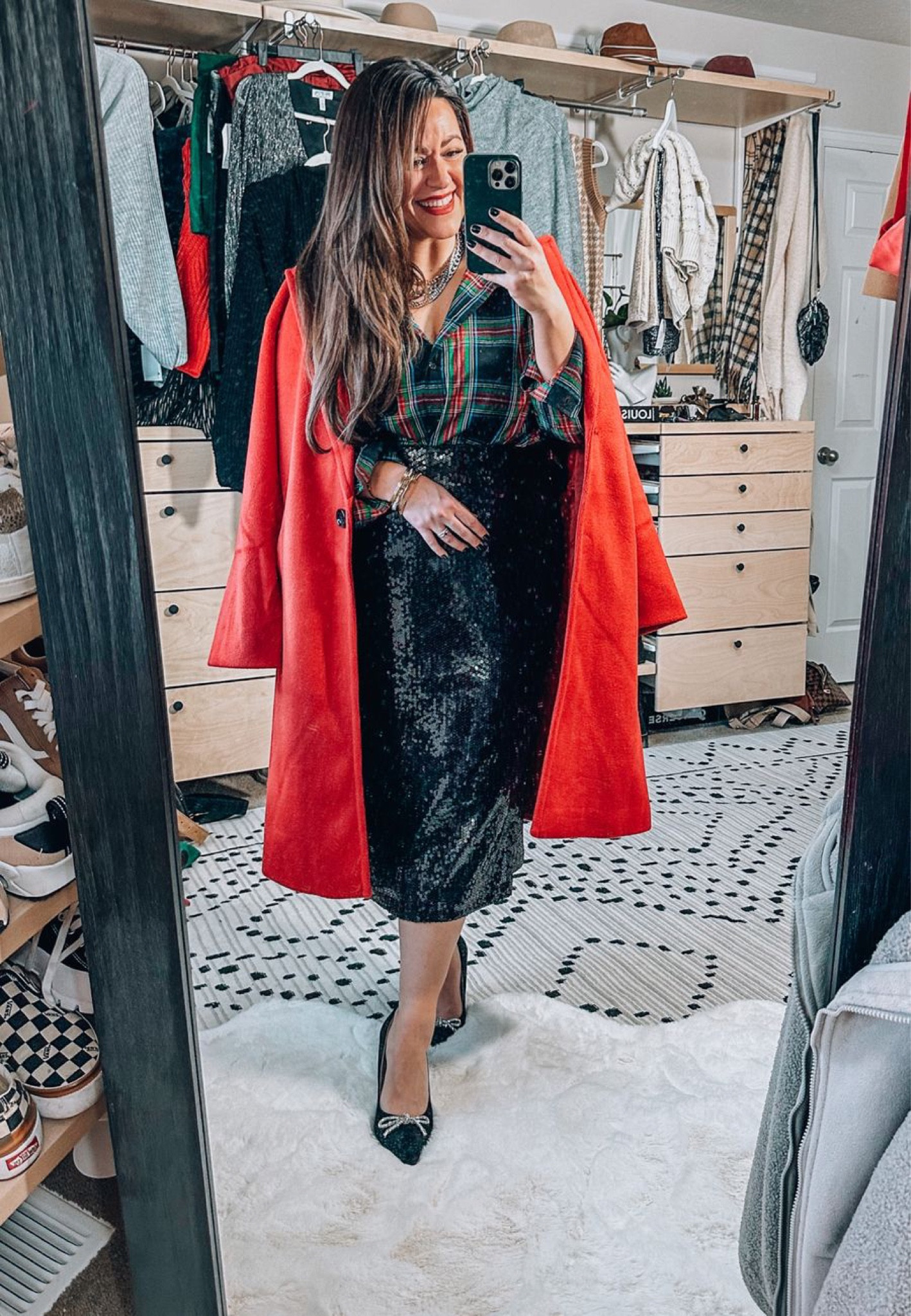 Midsize holiday outfit - I am a size 14 wearing an xl in all!

#LTKcurves #LTKHoliday #LTKCyberweek