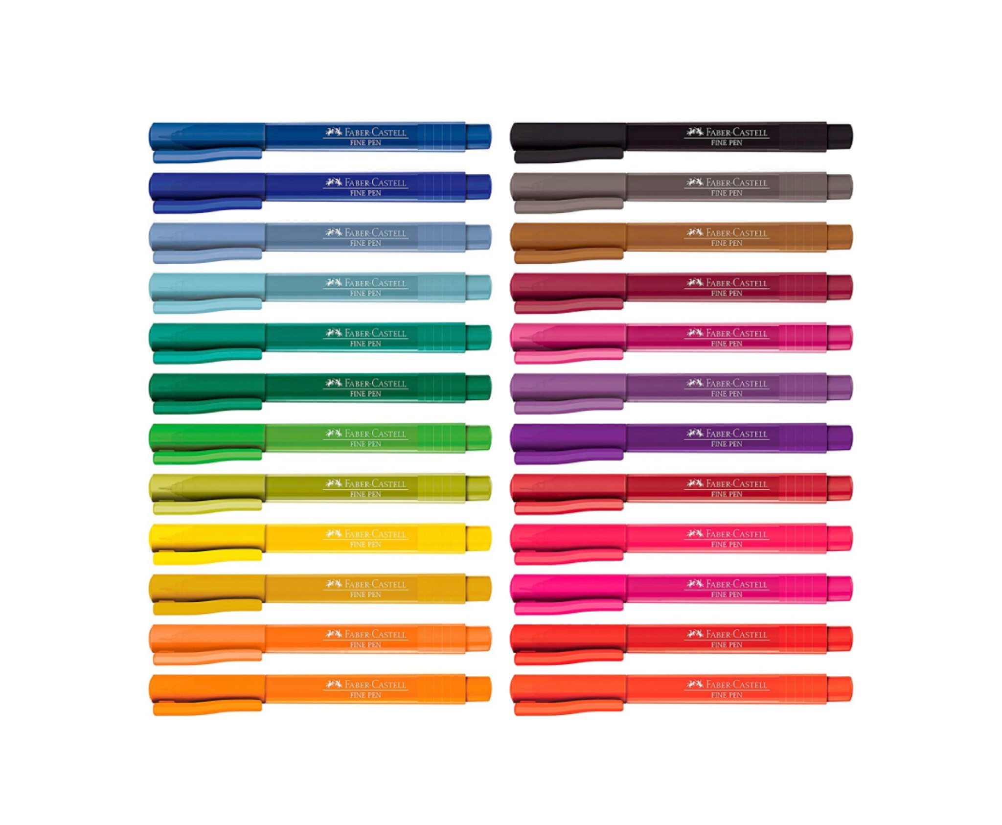Caneta Ponta Fina, Faber-Castell, Fine Pen Colors, 24 Cores.




#LTKBacktoSchool #LTKbeauty #LTKbrasil