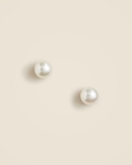 Freshwater pearl stud earrings | J. Crew US