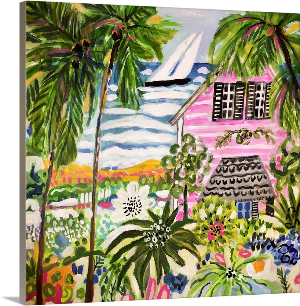 Cottage By The Bay I Wall Art | Great Big Canvas - Dynamic