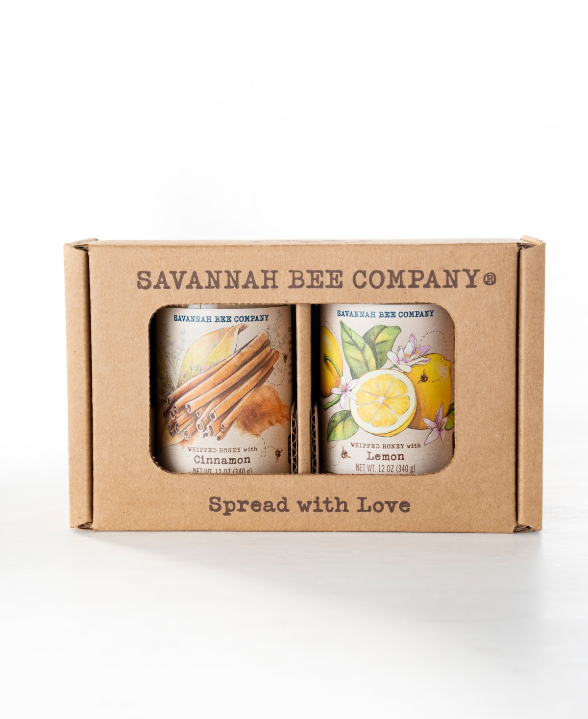 Savannah Bee Company Cinnamon and Lemon 12 Oz Whipped Honey Gift Set | Macy's