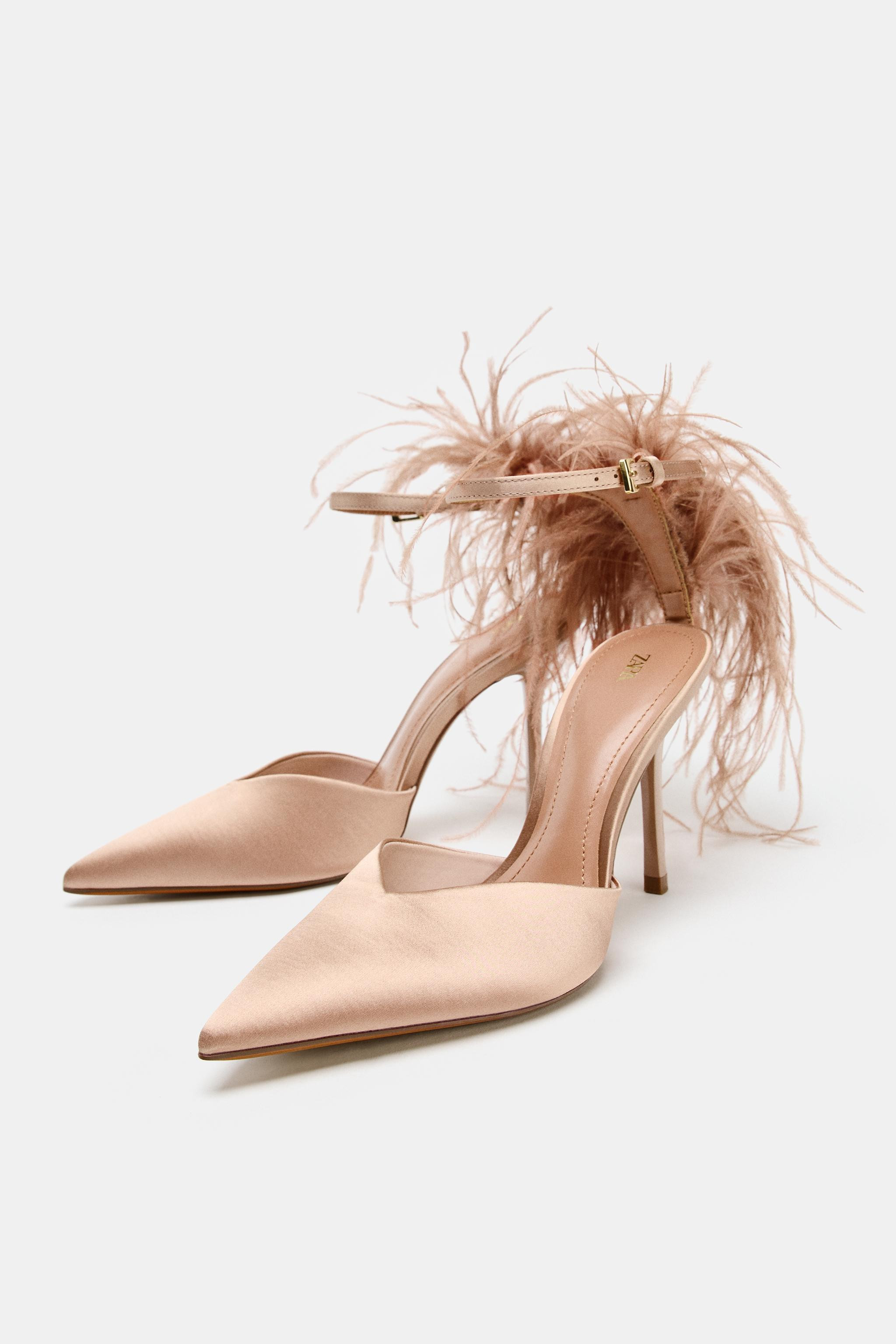 FEATHER HEELED SHOES | Zara US
