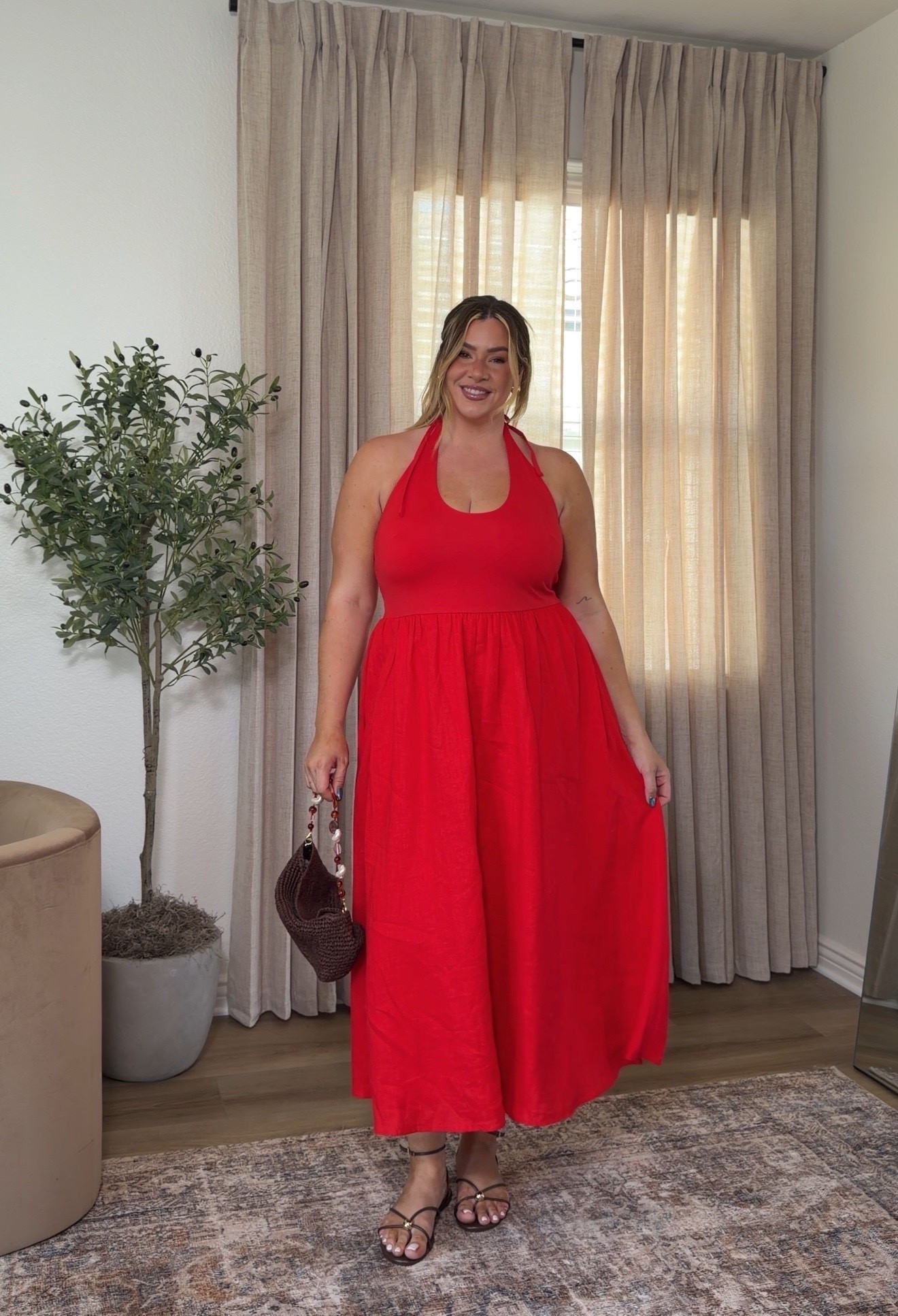 summer dress look from jcrew is an extra 40% off with code SALETIME! 

wearing an xl ❤️

#LTKMidsize #LTKootd #LTKSaleAlert