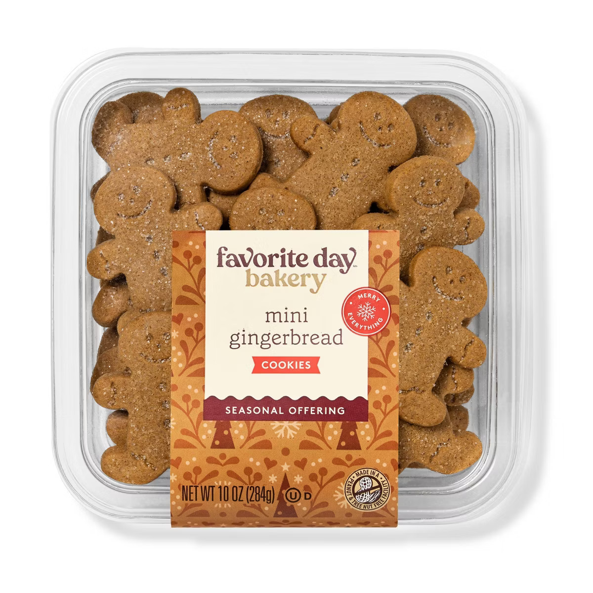 Christmas Gingerbread Man Cookies - 10oz/25ct - Favorite Day™ | Target