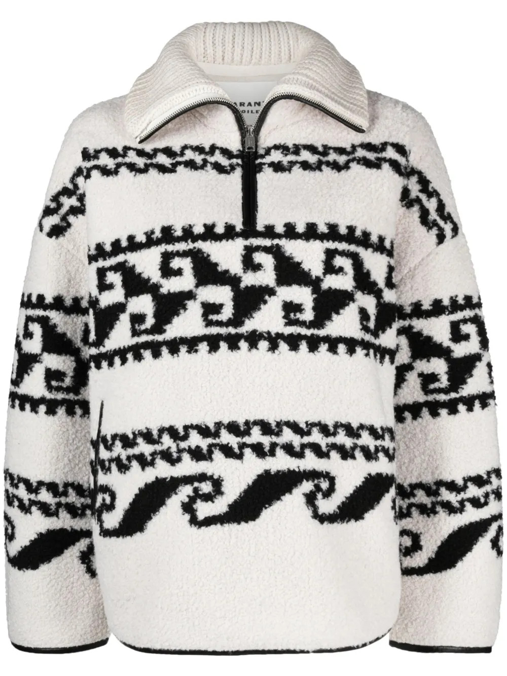 Marner printed fleece jumper | Farfetch Global