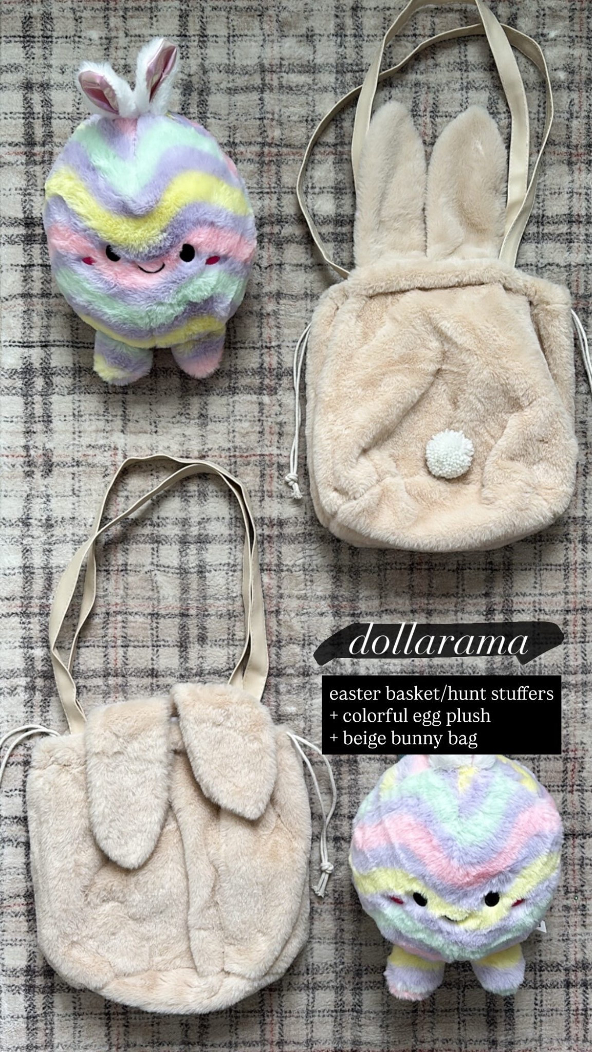 E A S T E R / our Easter egg hunt is a golden egg hunt this year, but I added two Crystal Eggs with bigger surprises inside. Each one has a colorful egg plush and bunny bag. These items are from Dollarama for $5 each. So $10 per crystal egg. Such a fun way to make the hunt extra exciting.

#LTKkids #LTKfamily #LTKcanada