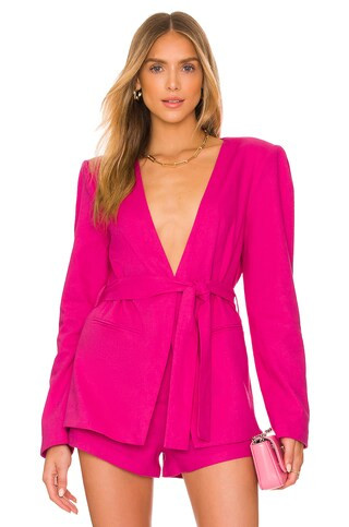 Lovers and Friends Moda Blazer in Hot Pink from Revolve.com | Revolve Clothing (Global)