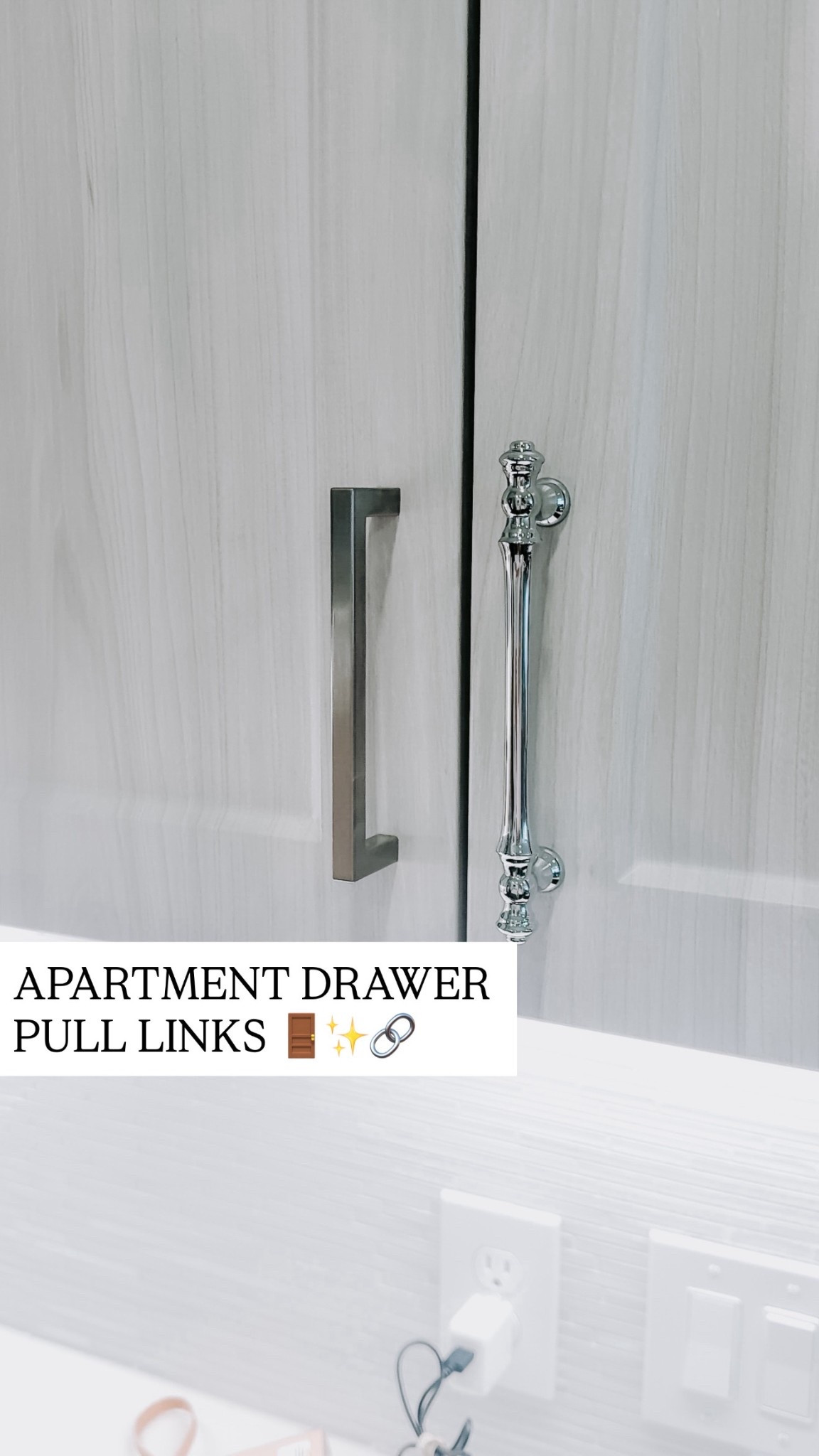 Links to the exact drawer pulls I used! I did the nicer more traditional ones in my kitchen and then the sleeker / cheaper ones in my bathroom 

#LTKvlog #LTKHome #LTKFindsUnder50