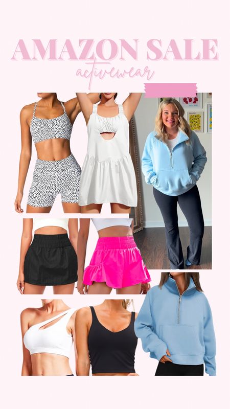 Amazon activewear on sale now 🩷

Women’s fashion / activewear outfit / activewear sale / sale alert / amazon sale / spring sale / spring outfit / spring fashion / women’s shorts / tennis outfit / tennis skirt / gym fashion / workout outfit / Pilates / one piece outfit / casual fashion / everyday outfit / mom on the go / sports bra / gym tank top / affordable activewear / affordable fashion / mom gym outfit / half zip sweater / spring sweater / under $50 / spring styles 

#LTKsalealert #LTKfindsunder50 #LTKfitness