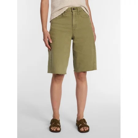 Time and Tru Women's Barrel Bermuda Shorts, Sizes 0-20 | Walmart (US)