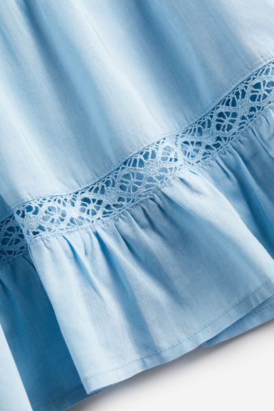 Flounced Lace-detail Dress | H&M (US)