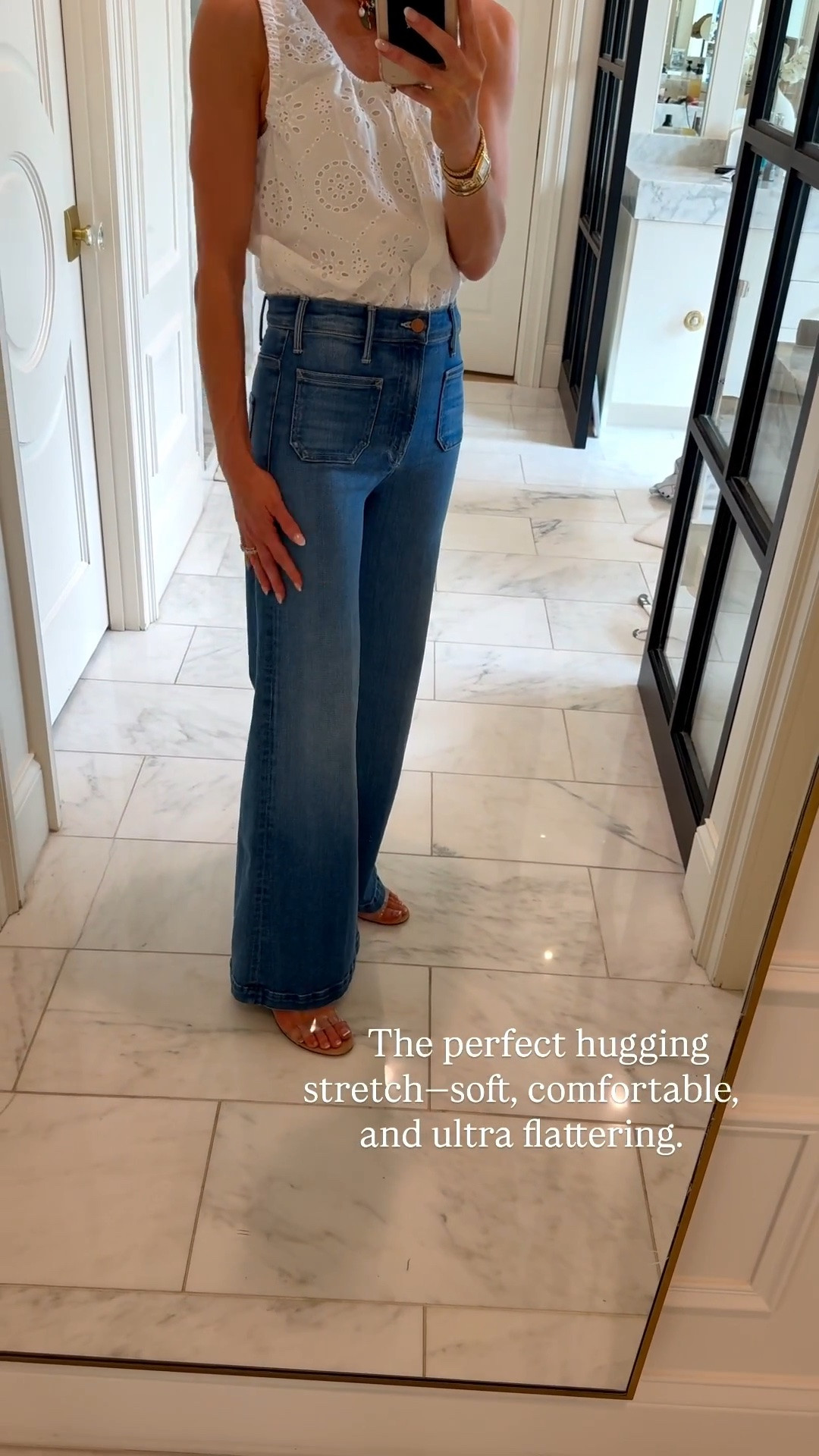 Best seller this week! The fit it so flattering! Jeans fit tts
