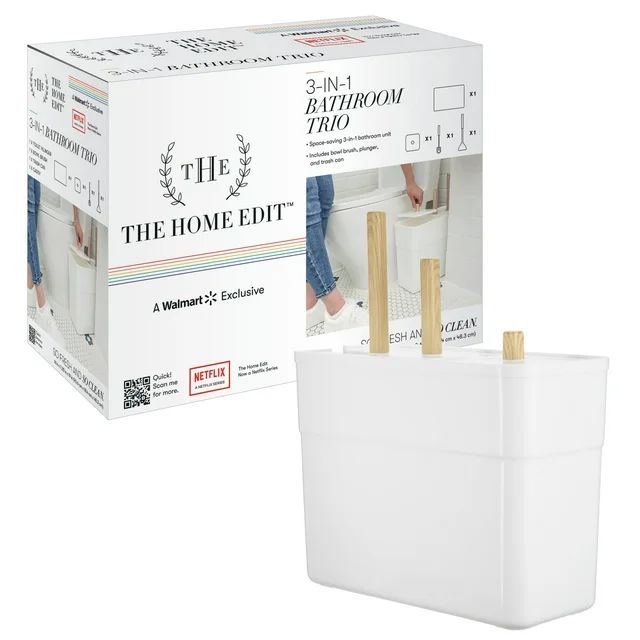 The Home Edit- Plunger/Bowl Brush/Trash Unit - Walmart.com | Walmart (US)