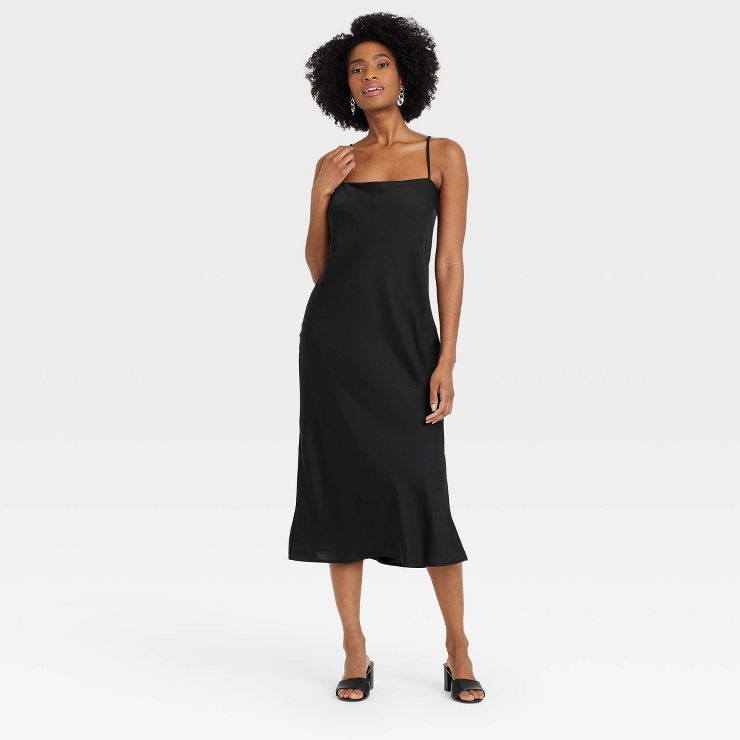 Women's Apron Slip Dress - A New Day™ | Target