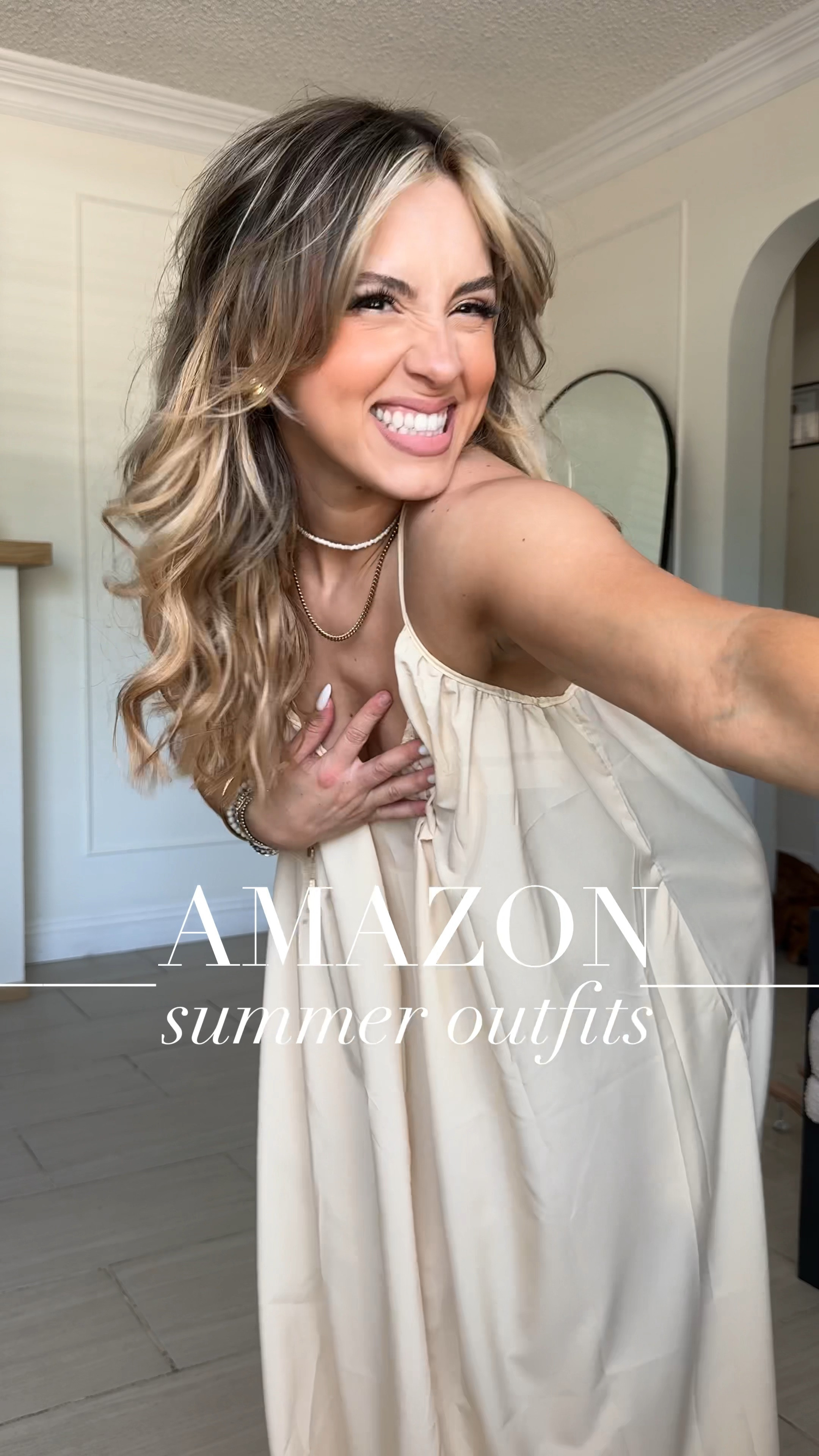 Amazon summer outfits 🤗☀️

✔️Look 1: small skort + tee
✔️Look 2: small top + shorts
✔️Look 3: small top + skirt 
✔️Look 4: small shorts + med blouse

#LTKFindsUnder50 #LTKU #LTKStyleTip