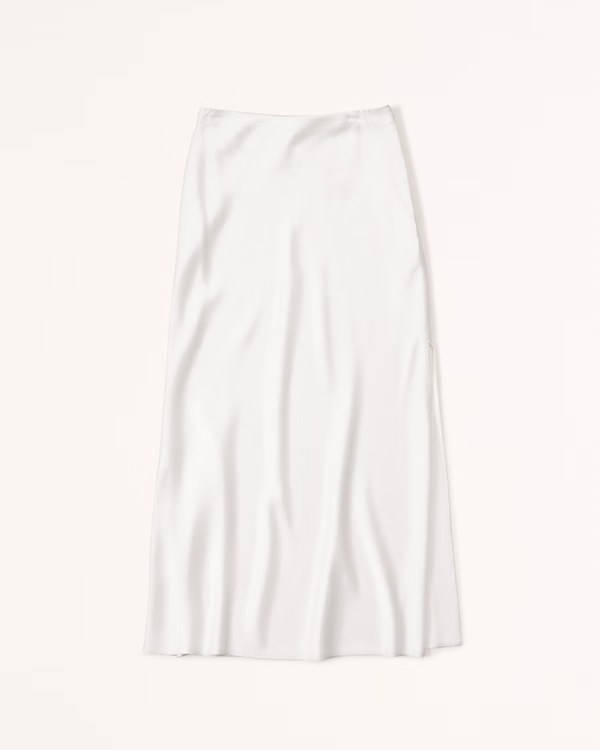 Satin Maxi Skirt | Abercrombie & Fitch (US)
