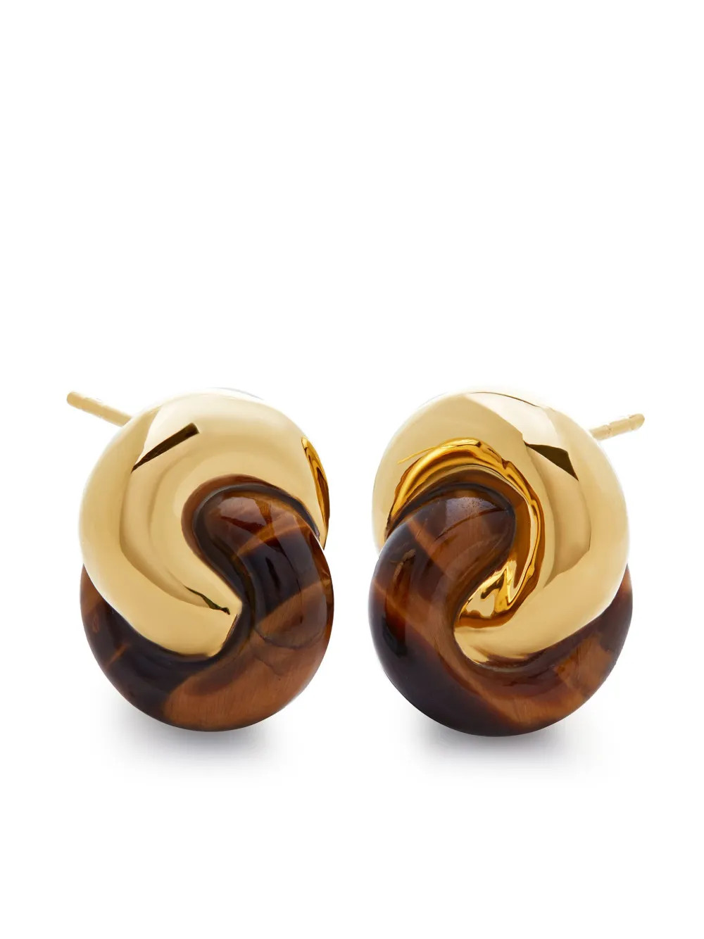 Monica Vinader Kate Young Gemstone Earrings - Farfetch | Farfetch Global