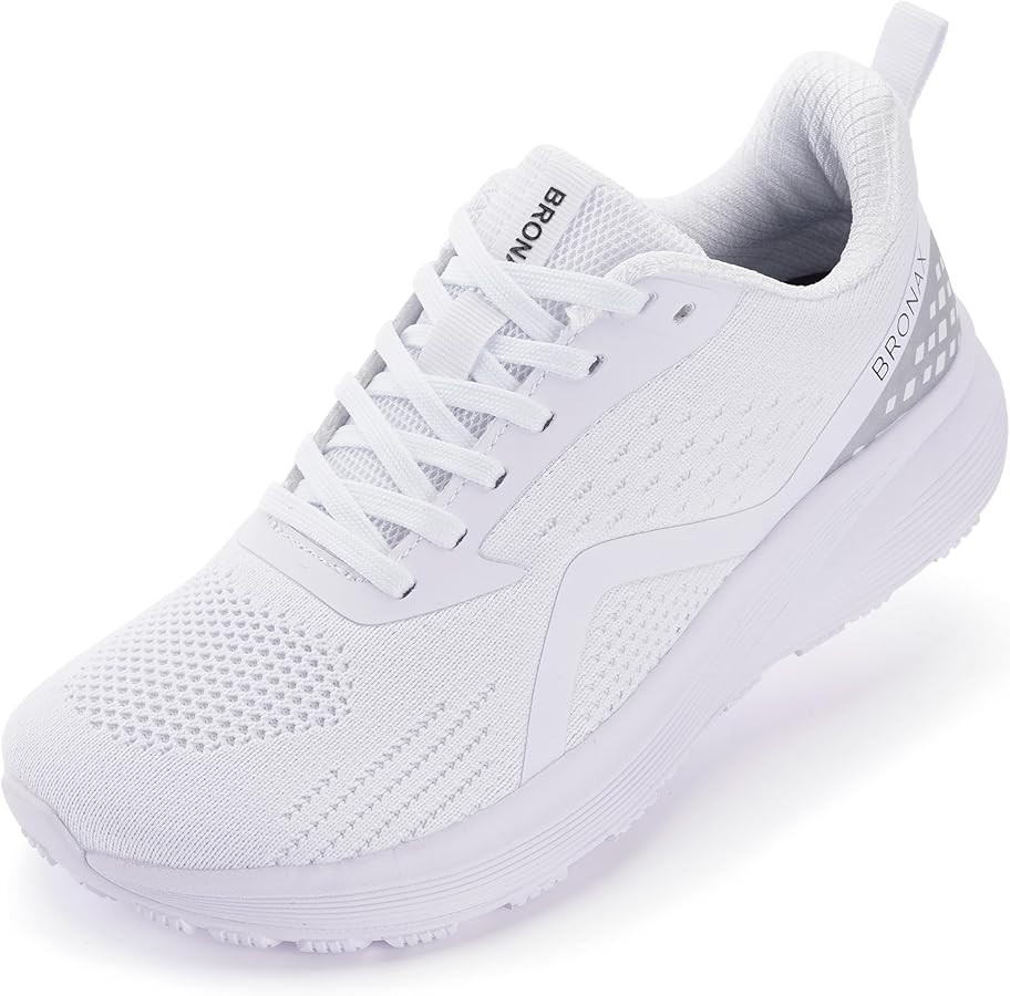 BRONAX Women's Wide Toe Box Road Running Shoes | Wide Athletic Tennis Sneakers with Rubber Outsol... | Amazon (US)