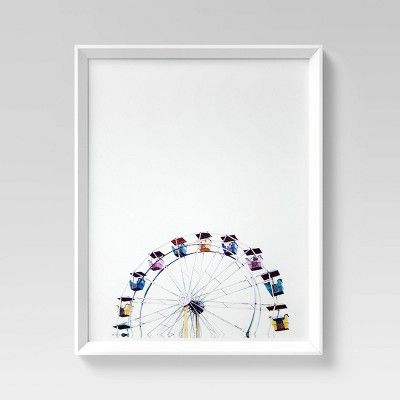 16" x 20" Ferris Wheel Framed Wall Art - Project 62™ | Target