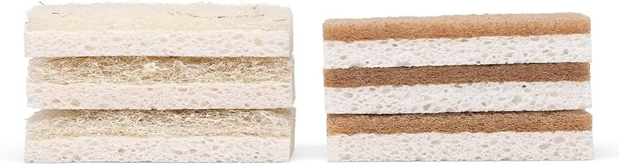 Amazon.com: Full Circle Nutcase, Plant-Based Scrubber Sponges \u2013 Pack of 6 \u2013 3 Walnut & ... | Amazon (US)
