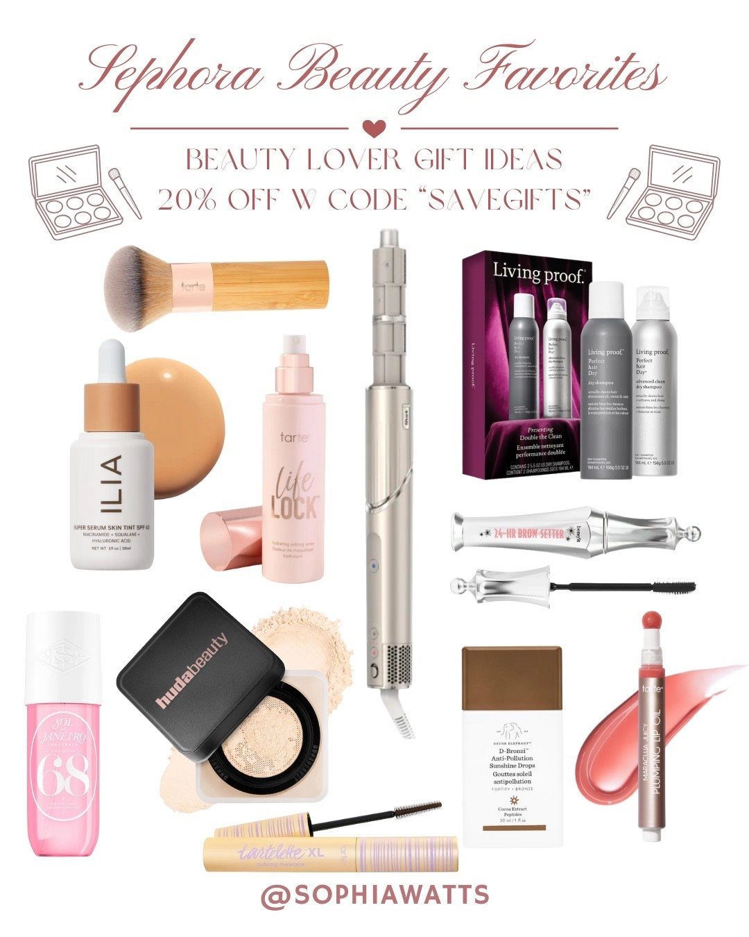 GIFT GUIDE: for the beauty lover! these are all of my favorite items and everything is on sale with code “SAVEGIFTS”!

#LTKSaleAlert #LTKGiftGuide #LTKBeauty