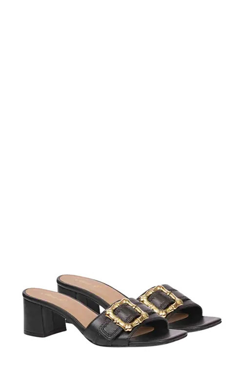 SAINT G Glo Slide Sandal in Black at Nordstrom, Size 9-9.5Us | Nordstrom