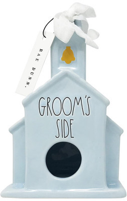 Rae Dunn Ceramic Chapel Birdhouse (Grooms Side) *NEW IN BOX* | eBay US