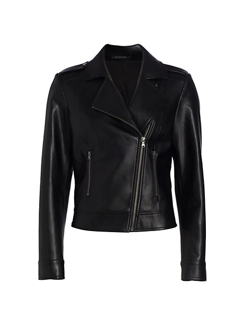 Elie Tahari Faux Leather Moto Jacket | Saks Fifth Avenue