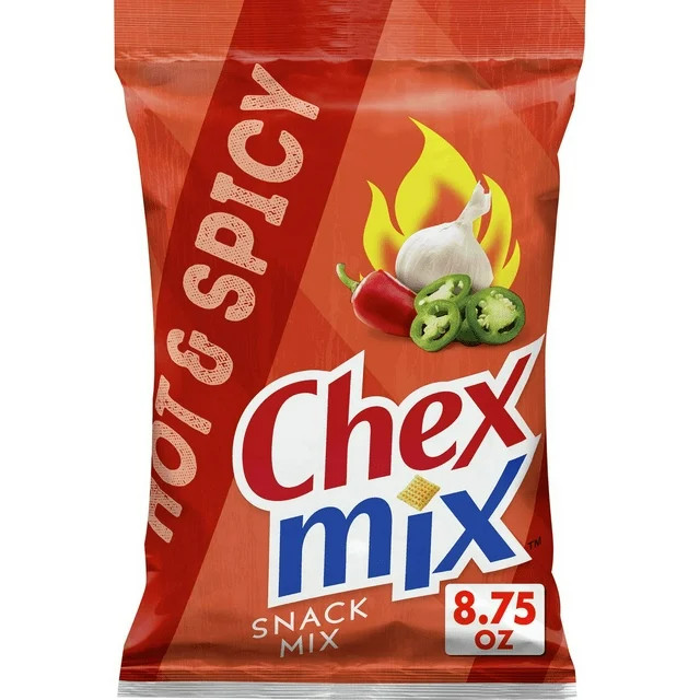 Chex Mix Hot & Spicy Blend Savory Snack Mix, 8.75 oz | Walmart (US)
