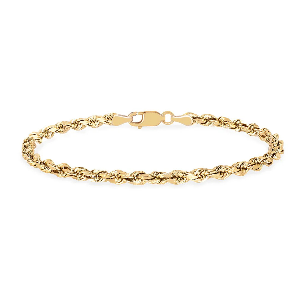 Golden Rope Chain Bracelet | Logan Hollowell