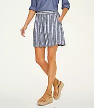 Striped Pull On Skirt | LOFT Outlet
