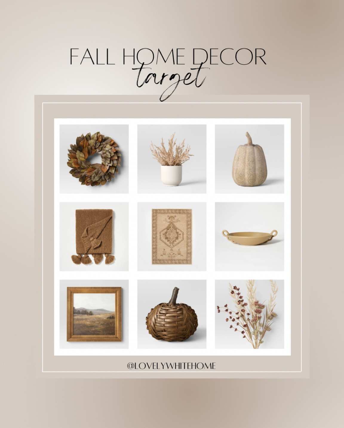 Neutral fall decor 🍁  

#LTKSeasonal #LTKhome #LTKfindsunder50