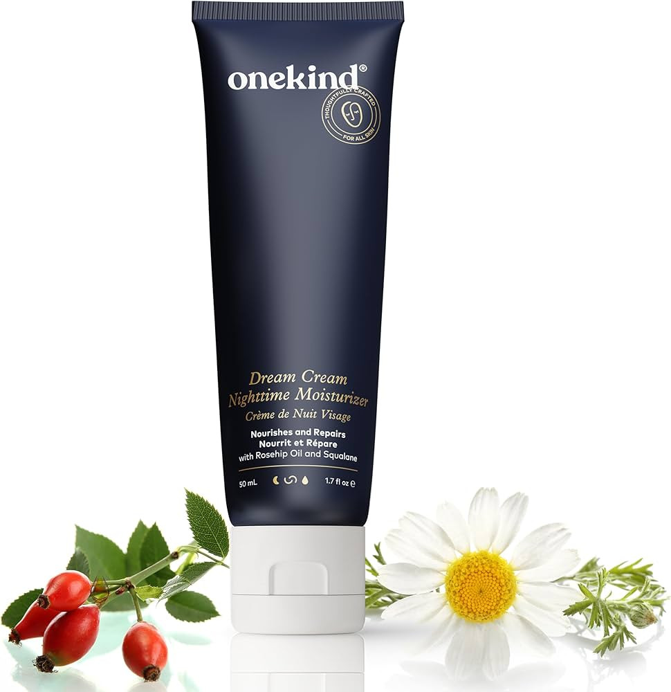 Onekind Dream Cream Night Moisturizer – Hydrating Anti-Aging Face Cream with Squalane, Rosehip ... | Amazon (US)