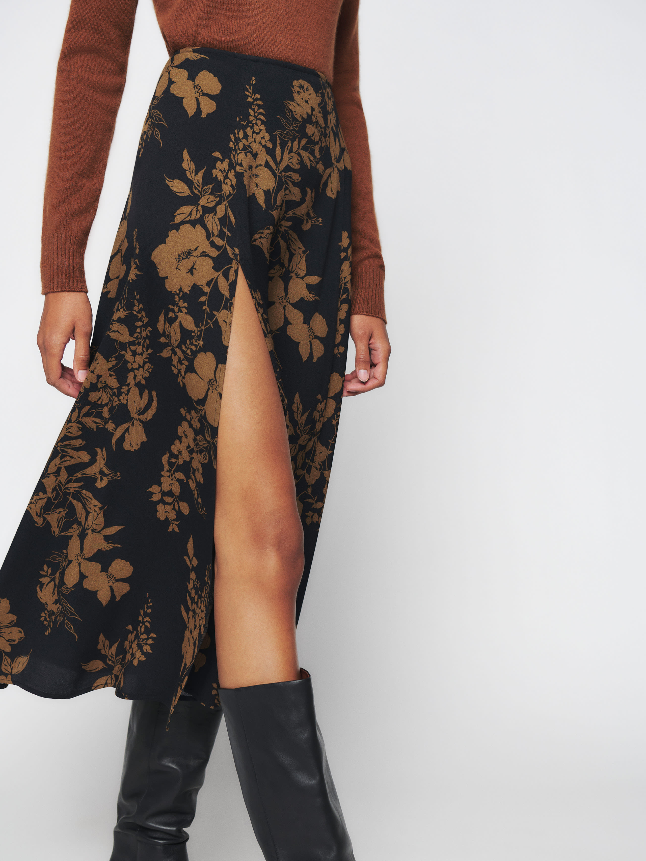 Petites Zoe Skirt | Reformation (Global)