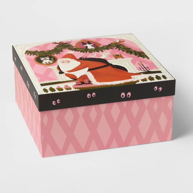 James Jeffers Santa Large Square Gift Box - Wondershop™ | Target