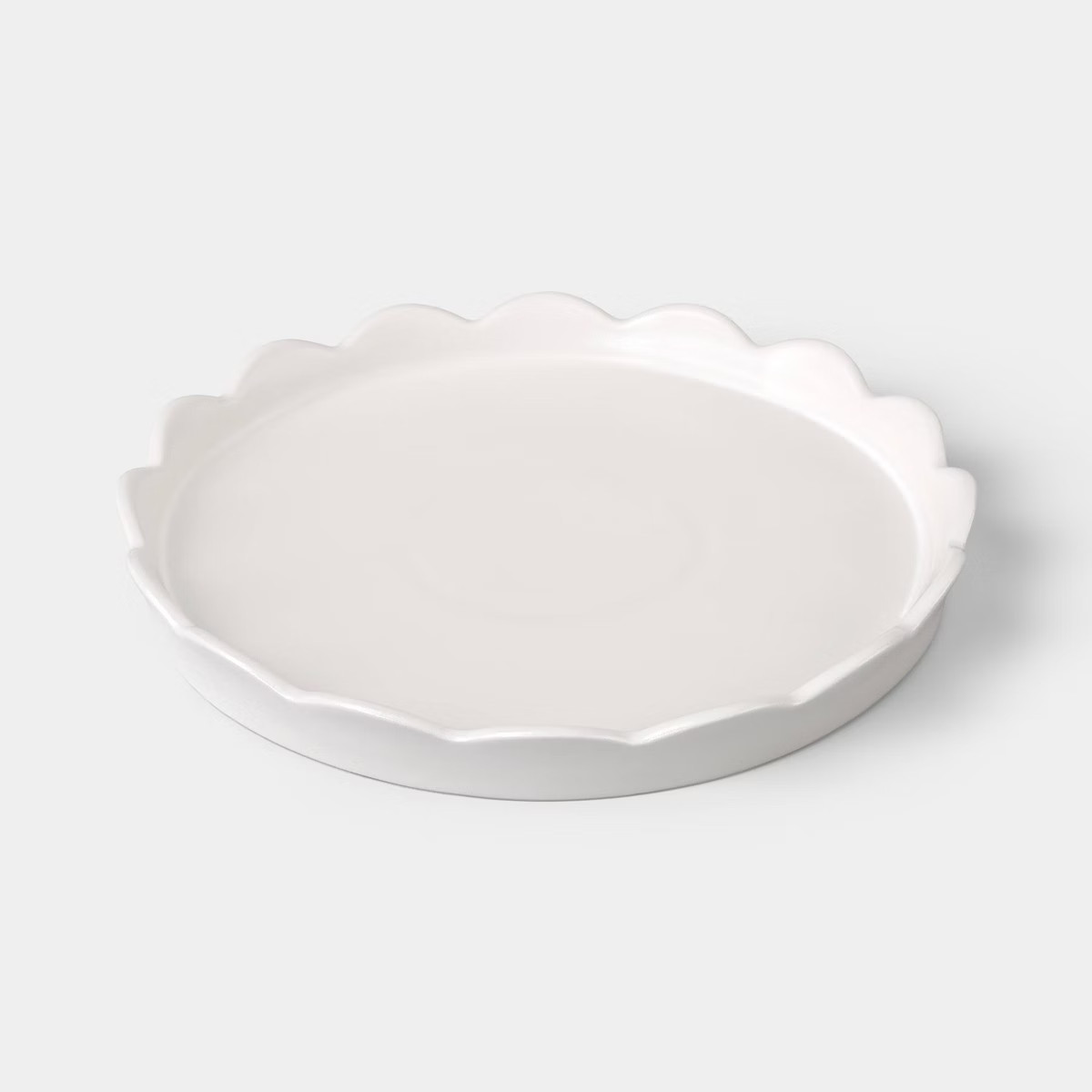 Round Scalloped Ceramic Tray - Room Essentials™ | Target