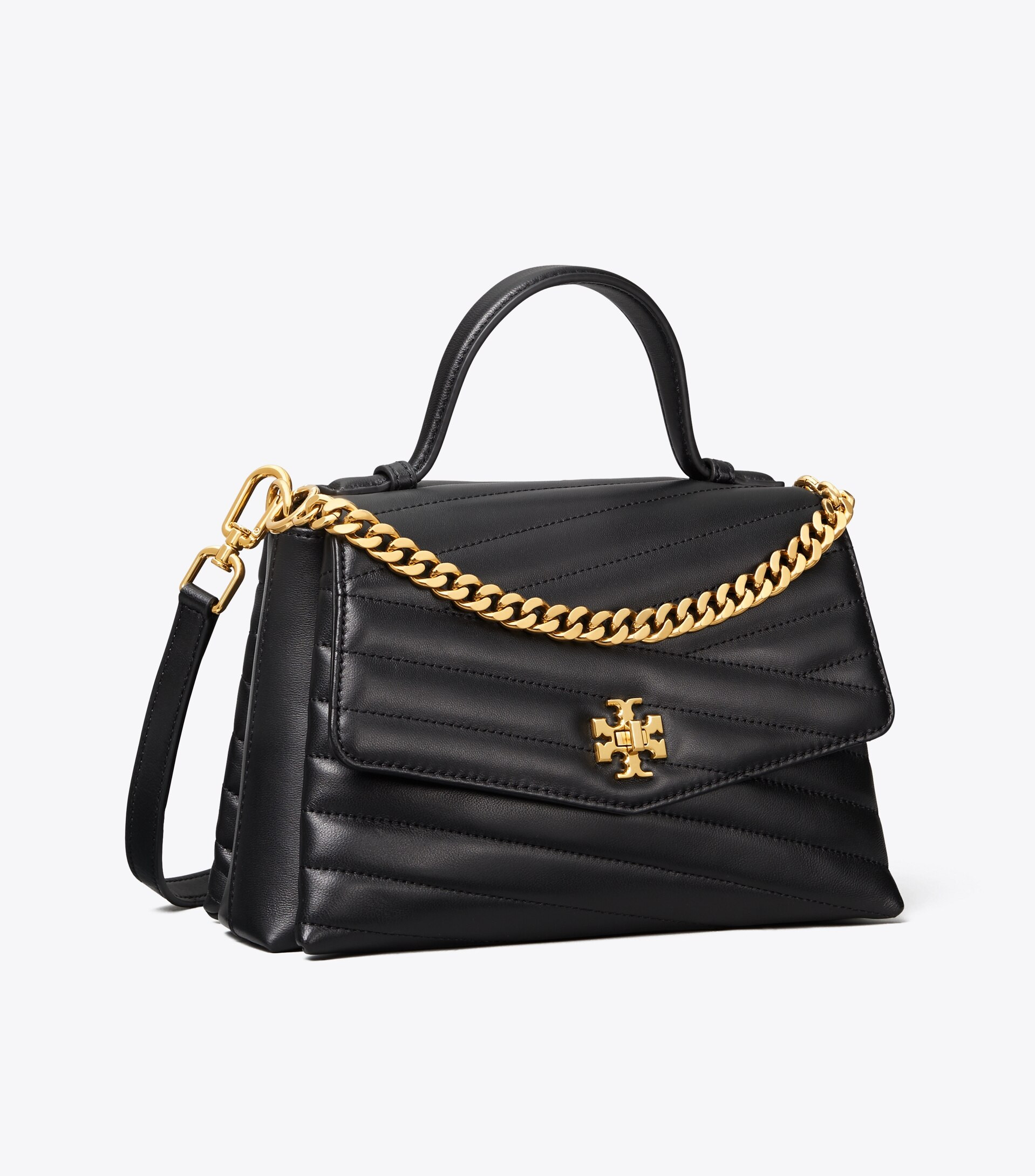 Kira Chevron Top-Handle Satchel | Tory Burch (US)