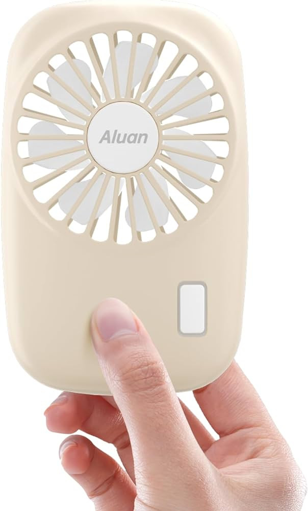 Aluan Handheld Fan Mini Fan Powerful Small Personal Portable Fan Speed Adjustable USB Rechargeabl... | Amazon (US)