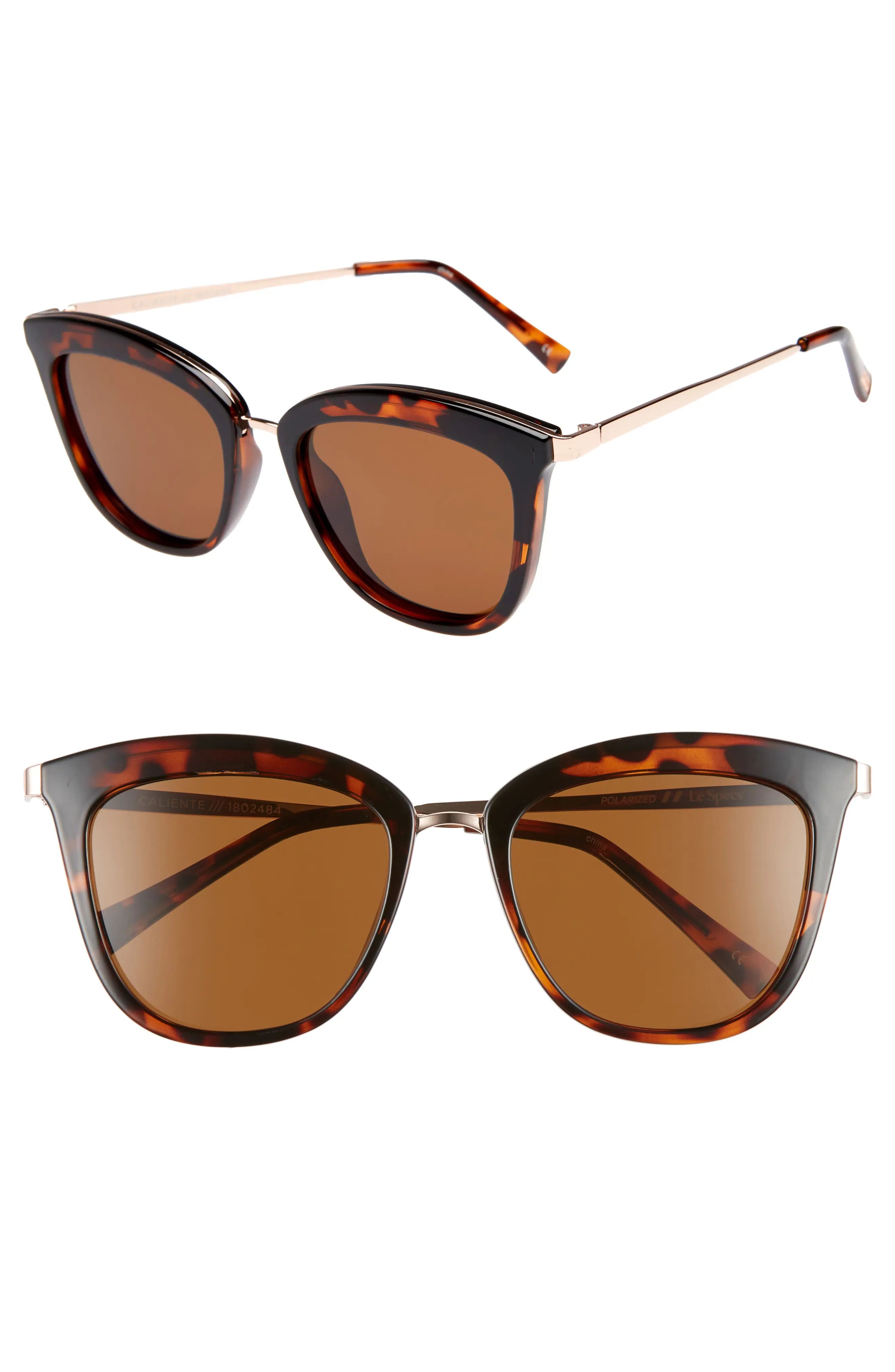 Le Specs Caliente 53mm Polarized Cat Eye Sunglasses | Nordstrom