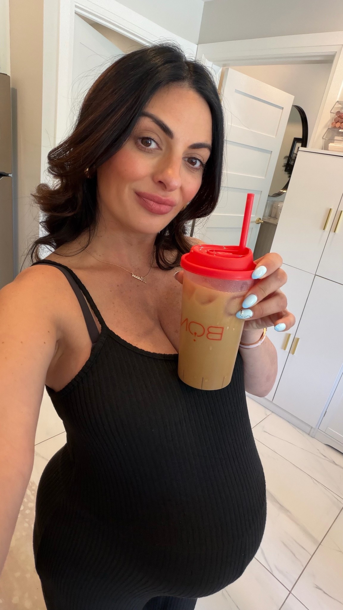 Another maternity jumpsuit taking me through!

#LTKootd #LTKdayinmylife #LTKgrwm